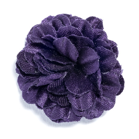 Mini Small Lapel Flower // Purple