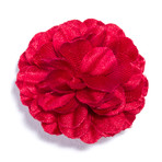 Mini Small Lapel Flower // Red