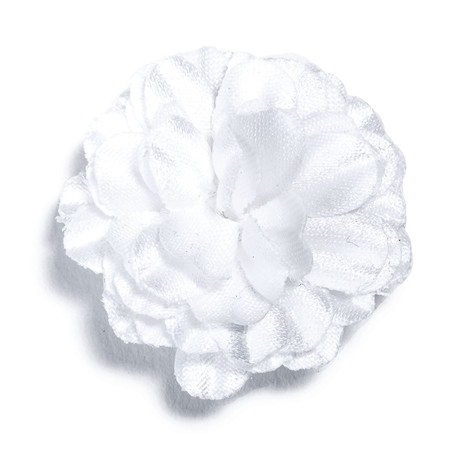 Mini Small Lapel Flower // White