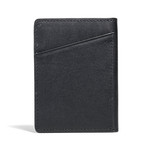 Vertical Bifold Wallet // Black