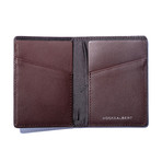 Vertical Bifold Wallet // Brown