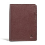 Vertical Bifold Wallet // Brown