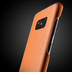 Leather Case // Galaxy S8+ (Saddle Tan)