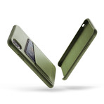 Full Leather Wallet Case // iPhone XR (Tan)