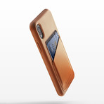Full Leather Wallet Case // iPhone XR (Tan)