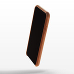 Full Leather Wallet Case // iPhone XR (Tan)