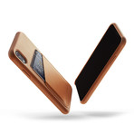 Full Leather Wallet Case // iPhone XR (Tan)