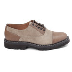 Leo Perforated Captoe Derby // Brown Suede (Euro: 39)