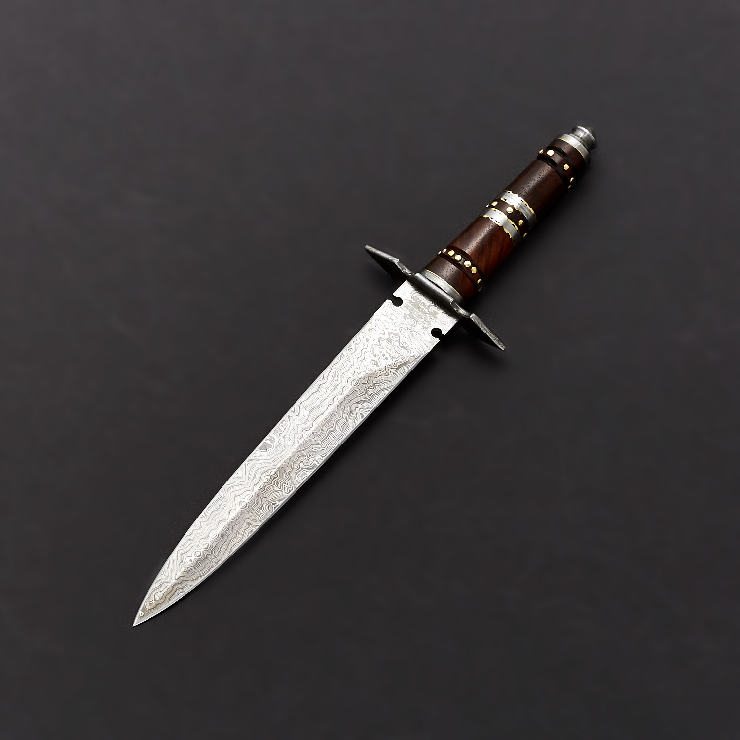 Damascus Fancy Dagger Black Forge Knives Touch Of Modern