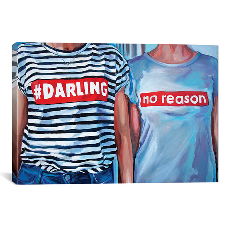 Darling, No Reason (26"W x 18"H x 0.75"D)