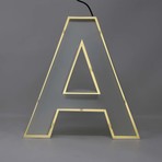 Quizzy Neon Style Letter "A"