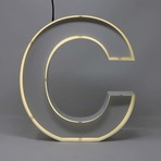 Quizzy Neon Style Letter "C"