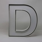 Quizzy Neon Style Letter "D"