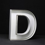Quizzy Neon Style Letter "D"