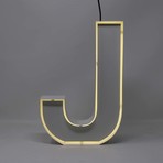 Quizzy Neon Style Letter "J"
