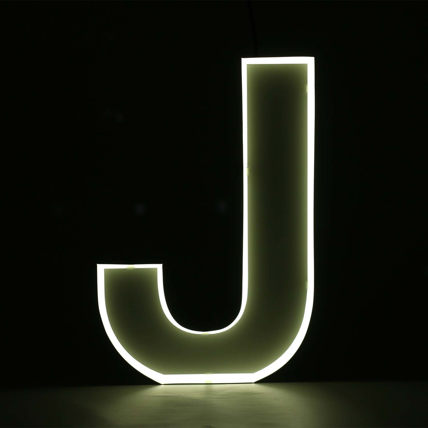 Quizzy Neon Style Letter J  iLute Touch of Modern