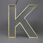 Quizzy Neon Style Letter "K"