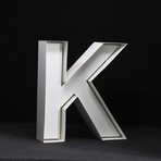 Quizzy Neon Style Letter "K"
