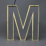 Quizzy Neon Style Letter "M"