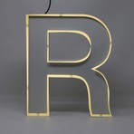 Quizzy Neon Style Letter "R"