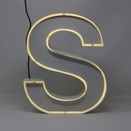 Quizzy Neon Style Letter "S"