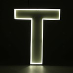 Quizzy Neon Style Letter "T"