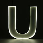 Quizzy Neon Style Letter "U"