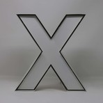 Quizzy Neon Style Letter "X"