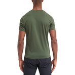 Traveler V-Neck T-Shirt // Deep Green (M)