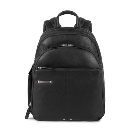 Small Leather Backpack // Black