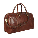 Monte Cristo // Leather Duffel Bag // Brown