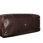 Monte Cristo // Leather Duffel Bag // Dark Brown