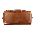 Fear And Loathing In Las Vegas Leather Duffel Bag // Brown