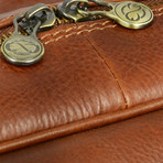 Fear And Loathing In Las Vegas Leather Duffel Bag // Brown