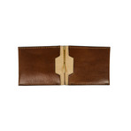 Tom Jones Leather Money Clip Wallet // Brown