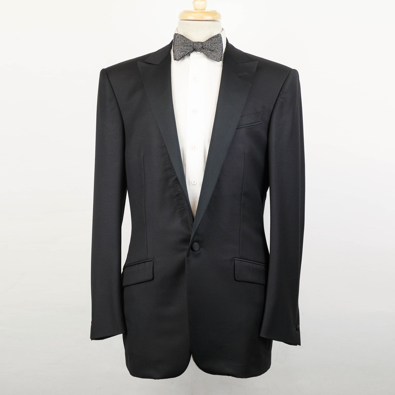 Versace // Wool Tuxedo Sport Coat V2 // Black (Euro: 48) - Designer ...