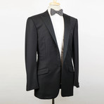 Versace // Wool Tuxedo Sport Coat V2 // Black (Euro: 48)