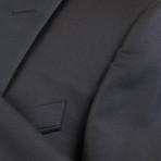 Versace // Wool Tuxedo Sport Coat V2 // Black (Euro: 50)