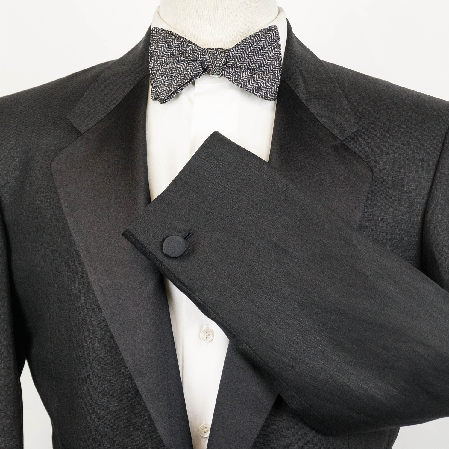 Versace // Wool Tuxedo Sport Coat V1 // Black (Euro: 48) - Designer ...