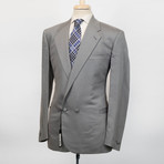 Versace // Wool Db Tuxedo Suit // Gray (Euro: 48)