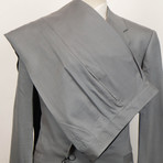 Versace // Wool Db Tuxedo Suit // Gray (Euro: 48)