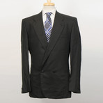 Versace // Wool Db Tuxedo Suit // Black (Euro: 48)