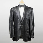 Brioni // Pallavicin Silk Blend Tuxedo Sport Coat // Gray (Euro: 50)