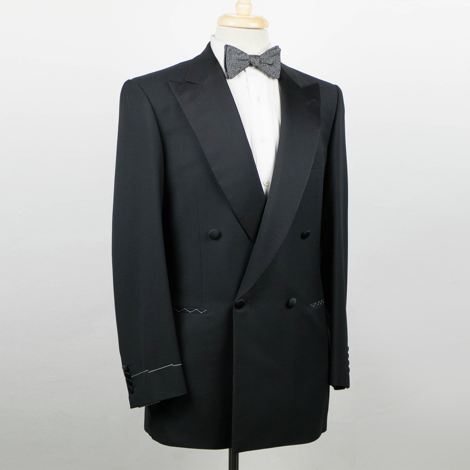 Brioni // Mercadante Wool Double Breasted Tuxedo Suit // Black (Euro ...