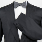 Brioni // Flaiano Wool Peak Lapels Tuxedo Suit // Black (Euro: 48)