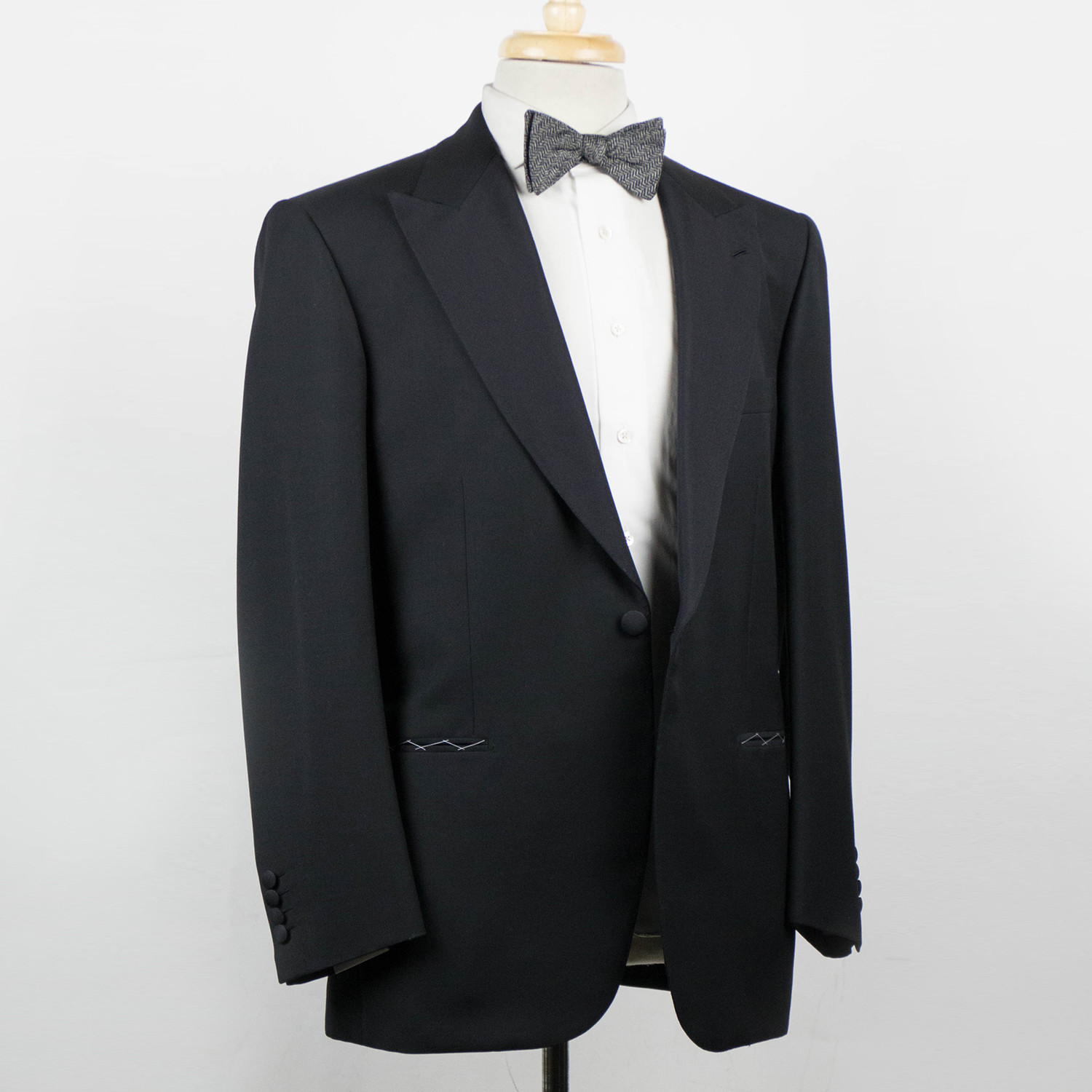 Brioni // Quirinale Wool Peak Lapels Tuxedo Suit // Black (Euro: 48 ...