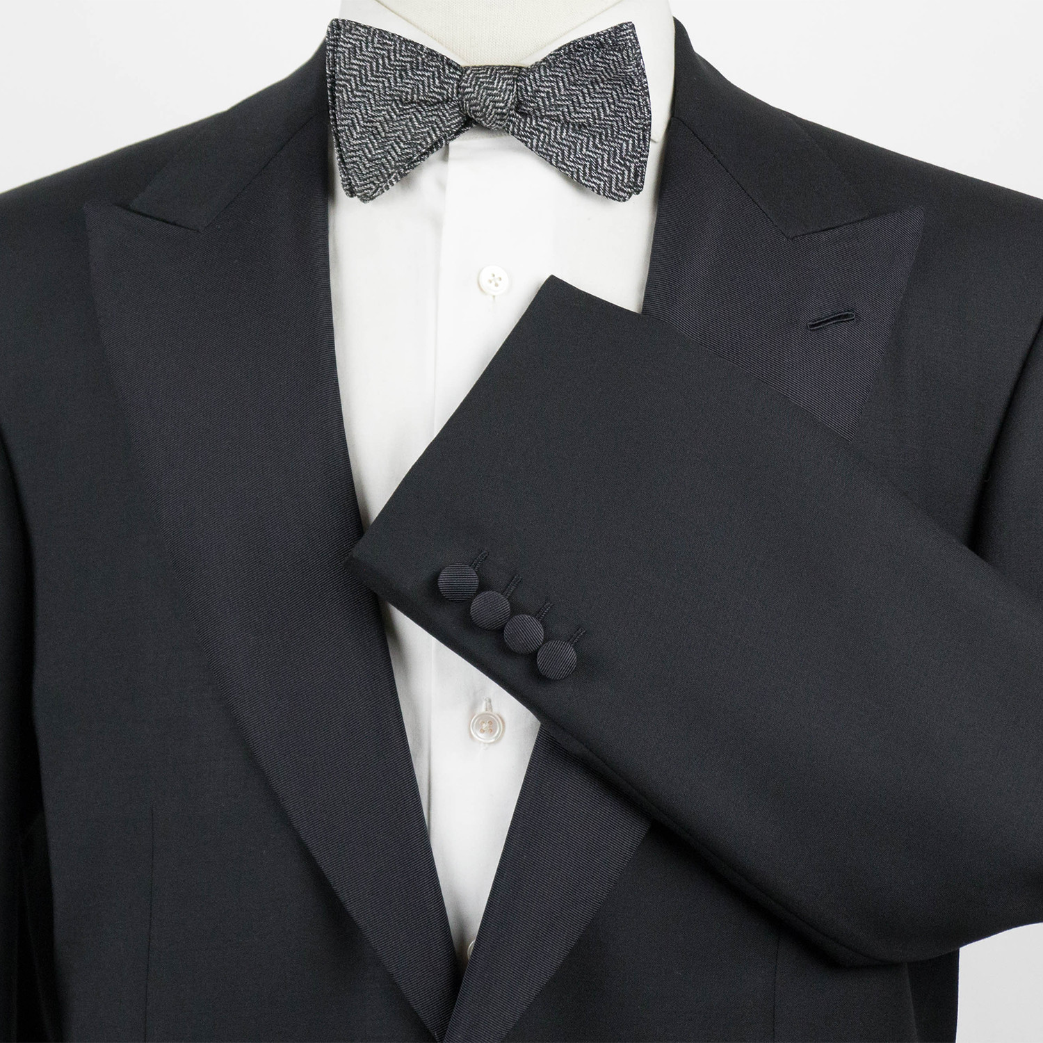 Brioni // Quirinale Wool Peak Lapels Tuxedo Suit // Black (Euro: 48 ...