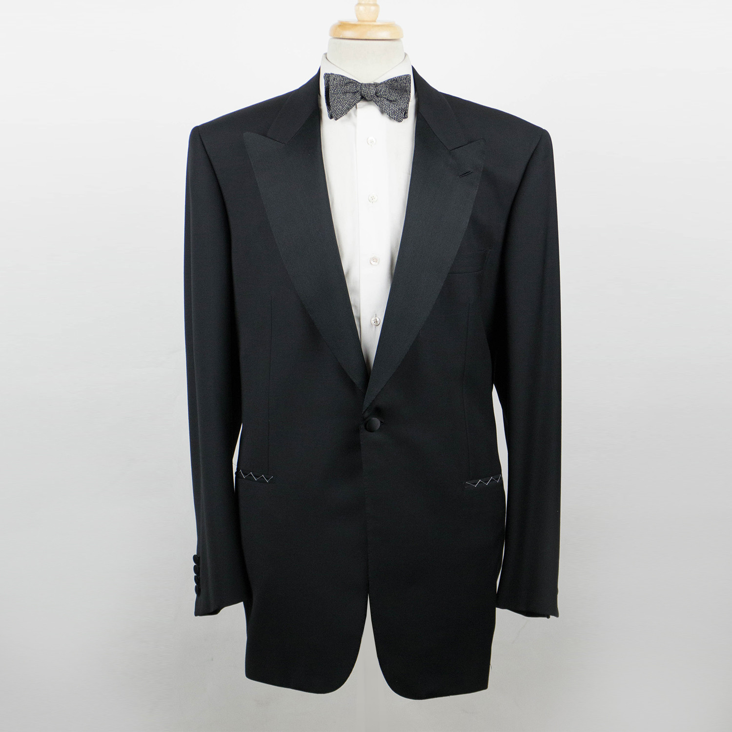 Brioni // Rigoletto Wool Peak Lapels Tuxedo Suit // Black (Euro: 48 ...