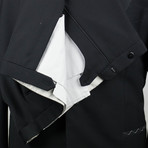 Brioni // Rigoletto Wool Peak Lapels Tuxedo Suit // Black (Euro: 48)