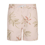 Turek Floral Print Swim Shorts // Pink (L)
